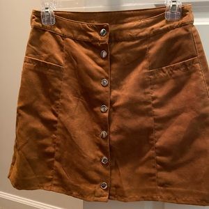 Brown skirt
